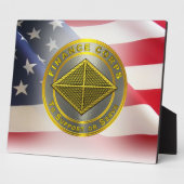 Armee des Finanzkorps Veteran Fotoplatte (Seite)