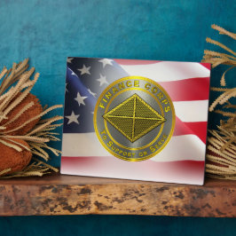 Armee des Finanzkorps Veteran Fotoplatte