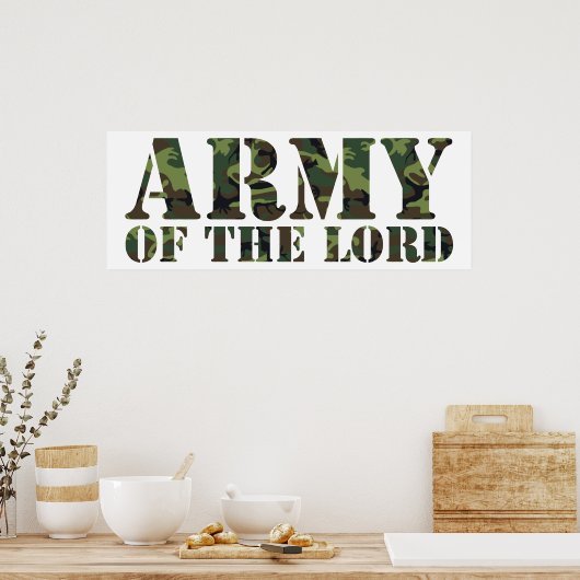 Armee des Herrn Poster (Küche)