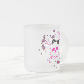 Armee-Ehefrau-Schädel mit Bogen Tasse (VorderseiteRechts)