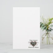 Armee-Ehefrau stationär Briefpapier (Stehend Vorderseite)