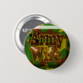 Armee-Ehefrau-Tarnungs-Knopf Button (Vorne & Hinten)