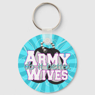 Armee-Ehefrauen verbessert es Schlüsselanhänger