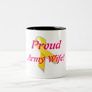 Armee-EhefrauKaffeetasse Zweifarbige Tasse