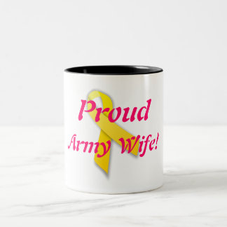 Armee-EhefrauKaffeetasse Zweifarbige Tasse