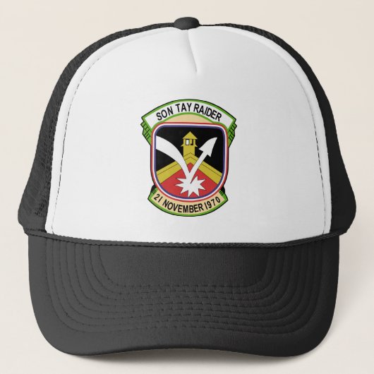 Armee-Element-Sohn Tay Überfall Truckerkappe (Vorderseite)