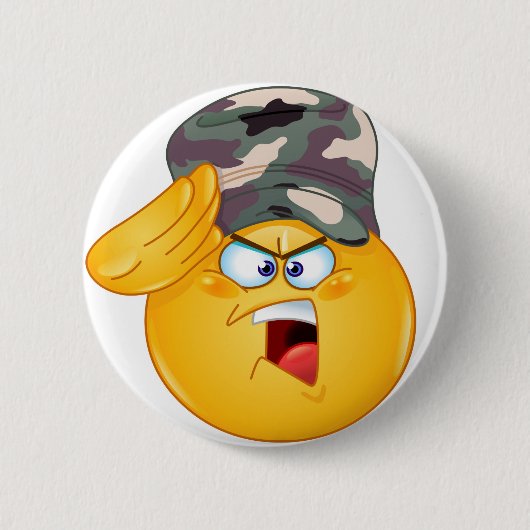 Armee Emoji Button (Vorderseite)