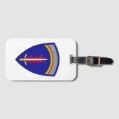 Armee Europa USAREUR Gepäckanhänger (Vorderseite (Horizontal))