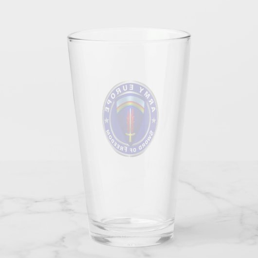 Armee Europa USAREUR Glas (Rückseite)