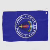Armee Europa USAREUR Golfhandtuch (Horizontal)