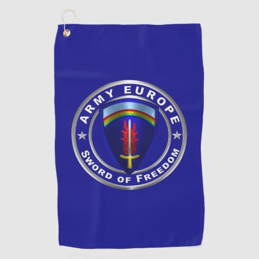 Armee Europa USAREUR Golfhandtuch (Vorderseite)