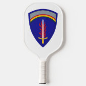 Armee Europa USAREUR Pickleball Schläger (Rückseite)