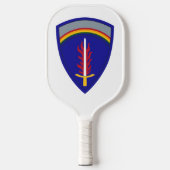 Armee Europa USAREUR Pickleball Schläger (Vorderseite)