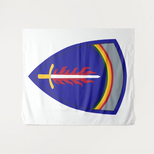 Armee Europa USAREUR Wandteppich (Vorderseite (Horizontal))