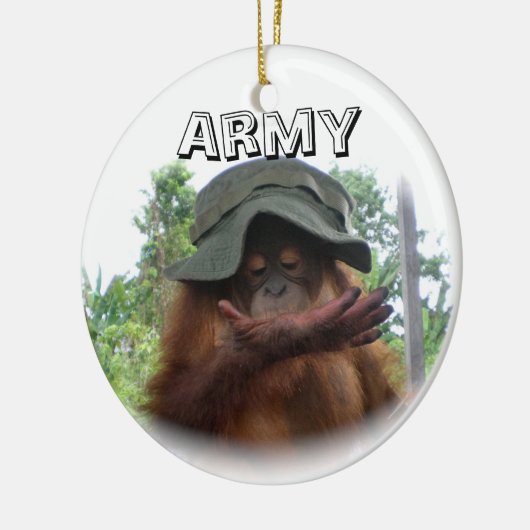 Armee-Fan niedlich Keramik Ornament (Links)