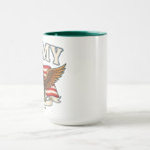 Armee-Flaggen-Schild Tasse (Zentrum)
