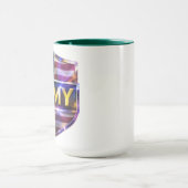 Armee-Flaggen-Schild Tasse (Zentrum)