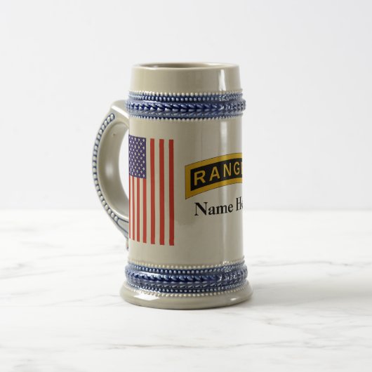 Armee-Förster-Schule - Stein Bierglas (Vorderseite Links)