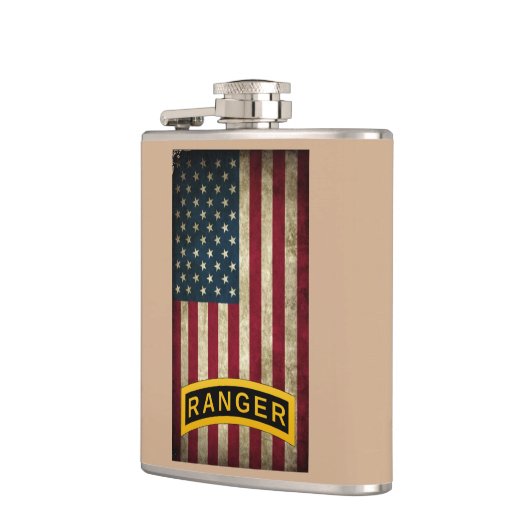 Armee-Förster-Schulvorsprung - Flasche Flachmann (Links)