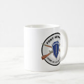 Armee - Fort Benning, GA - Zuhause der Infanterie Kaffeetasse (VorderseiteRechts)