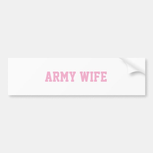 Armee-Frau-Aufkleber Autoaufkleber (Vorne)