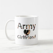 Armee-Freundin-Camouflage-Herz Kaffeetasse (Links)