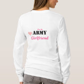 Armee-Freundin-Kapuzenpulli T-Shirt (Rückseite)