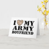 Armee-Freundin Karte (Gelbe Blume)