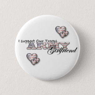 Armee-Freundin-Knopf Button