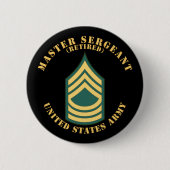 Armee - Generalstabschef - MSG - müde - flach Button (Vorderseite)