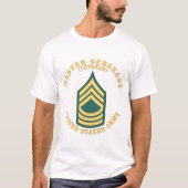 Armee - Generalstabschef - MSG - müde - flach T-Shirt (Vorderseite)