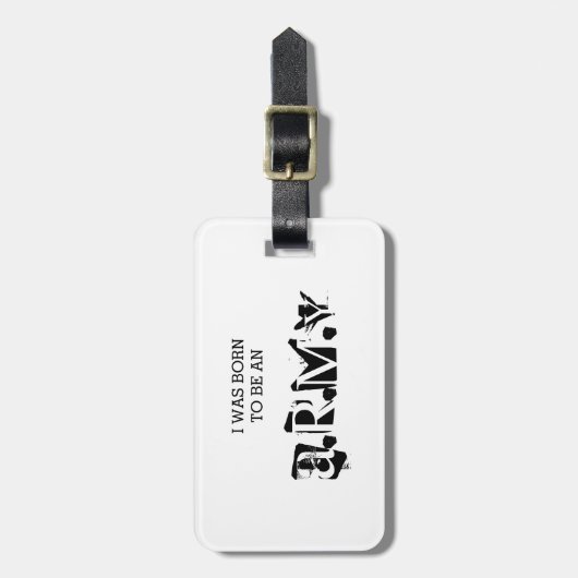 ARMEE GEPÄCKANHÄNGER (Vorderseite vertikal)