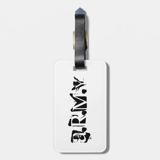 ARMEE GEPÄCKANHÄNGER (Rückseite vertikal)