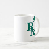 Armee gestapelte fette Typografie Minimaldesign Kaffeetasse (VorderseiteRechts)