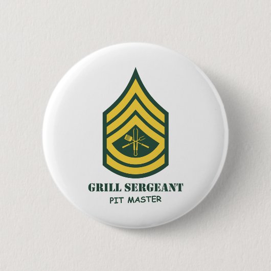 Armee-Grill-Sergeant Button (Vorderseite)