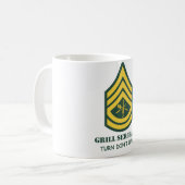 Armee-Grill-Sergeant Kaffeetasse (Vorderseite Links)