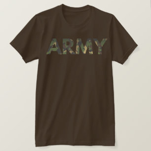 Armee Grün Militär Tarnung T-Shirt