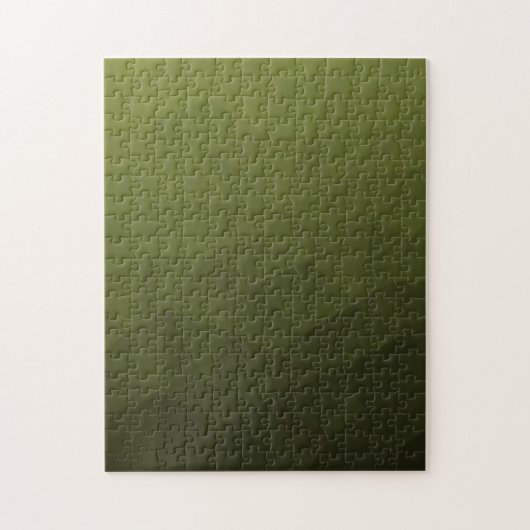 Armee-grün-oliv-gradiender geometrischer Maschenmu Puzzle (Vertikal)