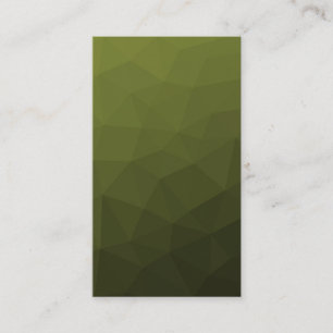 Armee-grün-oliv-gradiender geometrischer Maschenmu Visitenkarte