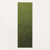 Armee-grün-oliv-gradiender geometrischer Maschenmu Yogamatte (Vorderseite)