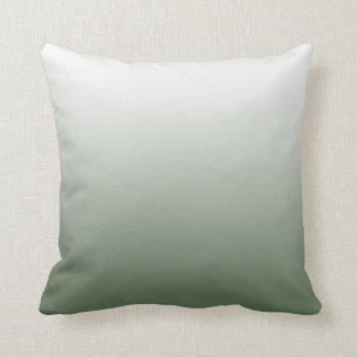 Armee grünes Ombre Kissen