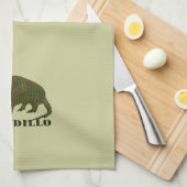 Armee-Gürteltier-Einzelteil Küchentuch (Viertel Falte)