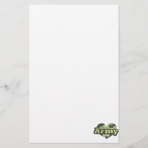 Armee-Herz Briefpapier