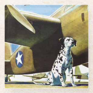 Armee-Hund Glasuntersetzer