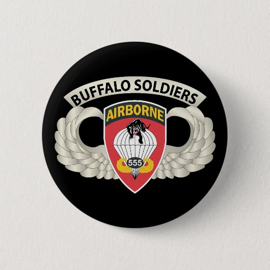 Armee - Im Flugzeug Abzeichen - 555. Fallschirmfli Button (Vorderseite)