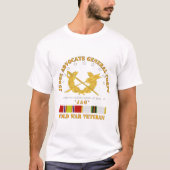 Armee - JAG Zweigstelle w COLD SVC T-Shirt (Vorderseite)