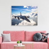 Armee-Jet Leinwanddruck (Insitu (Wohnzimmer))