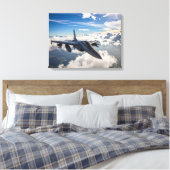 Armee-Jet Leinwanddruck (Insitu (Schlafzimmer))