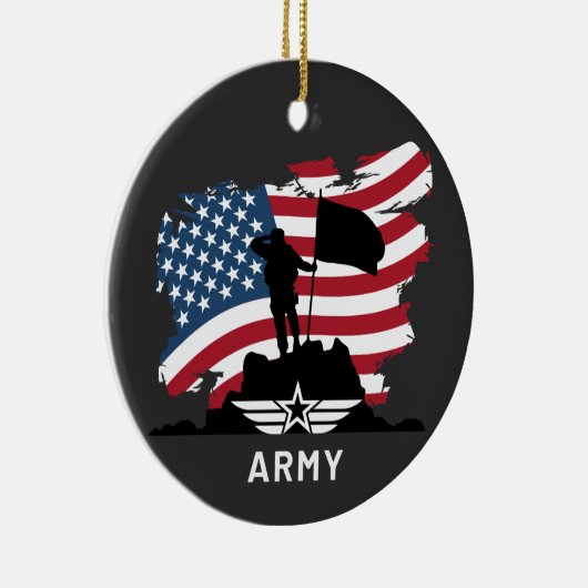 Armee Keramik Ornament (Rechts)