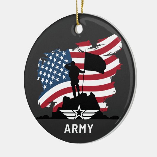 Armee Keramik Ornament (Links)